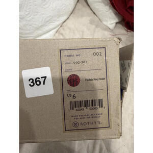 NEW IN BOX Rothy's Fushia Navy Snake 002 size US 6